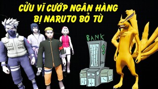 GTA 5 - Cửu vĩ bị triệu hồi cướp ngân hàng - Nhóm Naruto Sasuke Kakashi còng đầu tên chủ mưu | GHTG