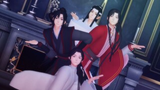 [Cara Ajaib/Tianguan MMD] Wajah Poker (Wangxian/Hua Lian)