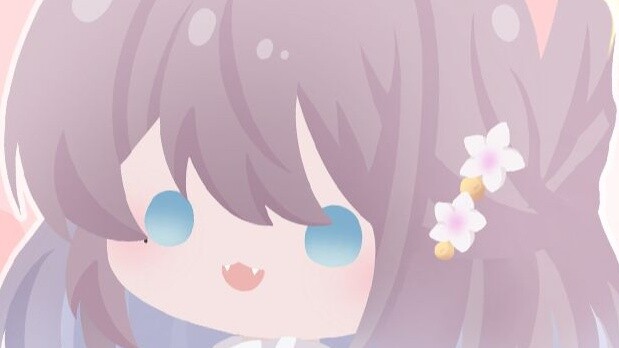 A super cute Q version model for momo! [Live2D model display]