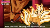 Kurama mengendalikan Naruto di Mode Bijuu Terakhir - Ekor 9 Vs isshiki