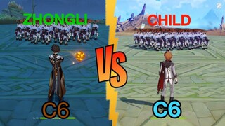 Zhongli vs Child! Who has best Burst Skill?  DMG COMPARISON!!!