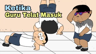 Ketika Guru Telat Masuk - Animasi Doracimin