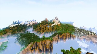 I heard that the farther you look in MC, the higher the pixels, and the more spectacular the scenery