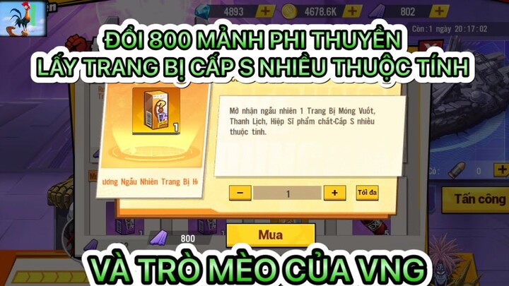 Đổi Trang Bị Cấp S nhiều thuộc tính - Bóc phốt Trò mèo của VNG || One Punch Man: The Strongest