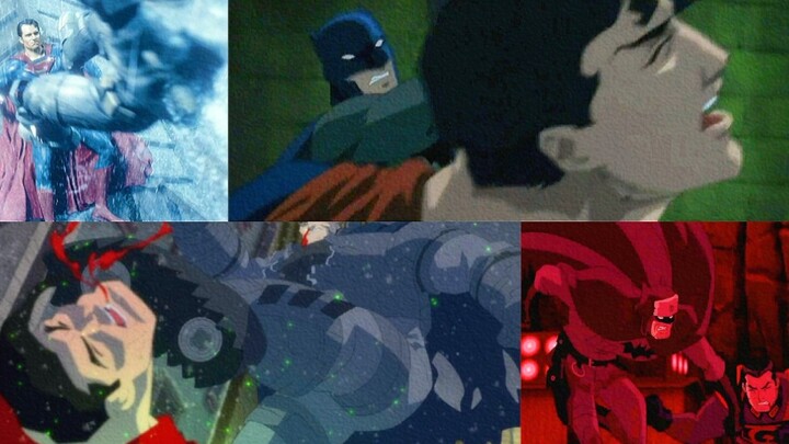 Batman menghajar Superman! Aku tahu kalian suka ini.