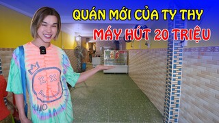 Ty Thy đầu tư xây mới lại quán, mua máy hút 20 triệu đồng - Ty Thy Vlog Gỏi đu đủ