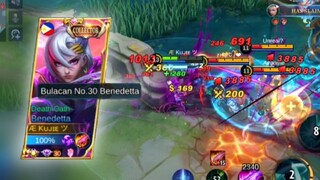 TOP GLOBAL BENEDETTA | The Most Broken Hero on Mobile Legends | FAST DASH COMBO