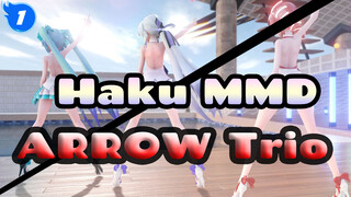 [Haku MMD] Duduk dan dengarkan musik / ARROW Trio_1