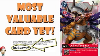 The Most Valuable Digimon TCG Card Yet! (1st Ever Trophy Card!)