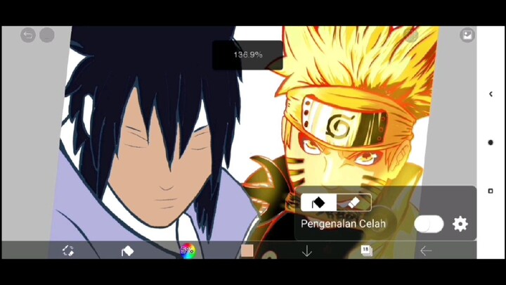 NARUTO - SASUKE - MADARA SPEED DRAWING IN ANDROID