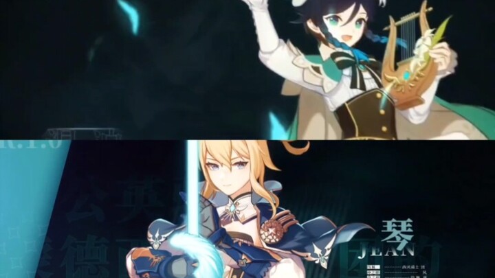 Karakter Favorit Saya dan Keempat Teman Saya dari Setiap Elemen