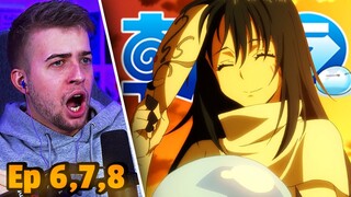 Things Are Getting Interesting! That Time I Got Reincarnated as a Slime Episode 6, 7 & 8 REACTION