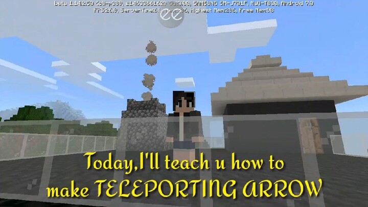 How To Make Teleporting Arrow Using Command Block on Minecraft!