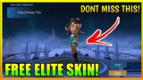 NEW EVENT FREE ELITE SKINS!! (DONT MISS THIS!🔥) || MOBILE LEGENDS BANG BANG
