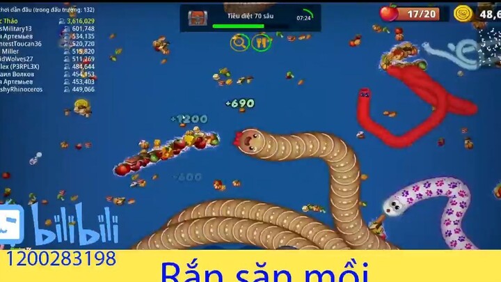 Gaem rắn săn mồi cực giải trí #game