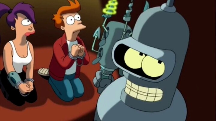 Futurama Bender menjadi master, para penatua mesin gelap