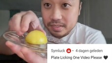 ASMR Plate Licking Lime Juice (NO TALKING)