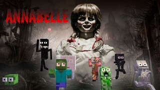 Monster School : ANNABELLE FUNNY HORROR CHALLENGE - Minecraft Animation