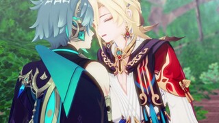 [Genshin Impact MMD] Louvre, but Zhimiao | Can you give me one last kiss?