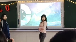 顶美女高双人舞，trouble maker