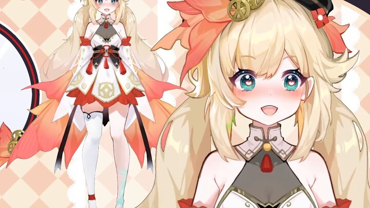 [Màn hình mô hình Live2D] Hãy đến và xem cá koi sẽ trở nên may mắn như thế nào!