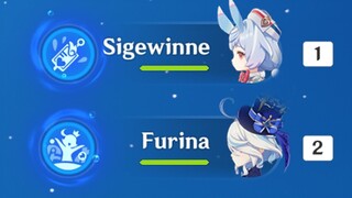 Sigewinne and Furina are just cute together in Genshin Impact