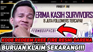 KODE REDEEM FREE FIRE TERBARU 2021 HARI INI