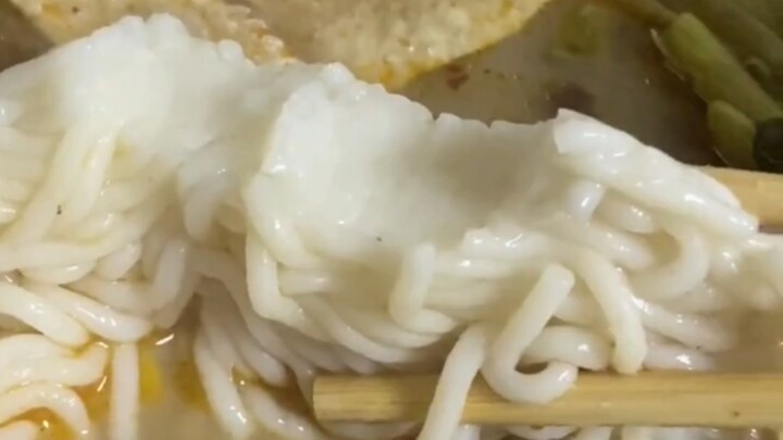 So happy—there’s also snail rice noodle pancake to eat!