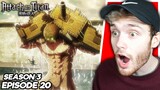 THE TRUTH ABOUT THE TITANS!! Attack on Titan Ep. 20 (Season 3) REACTION