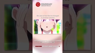 Bro was so fast that he changed to another universe #anime #shorts #animeedits #animememes
