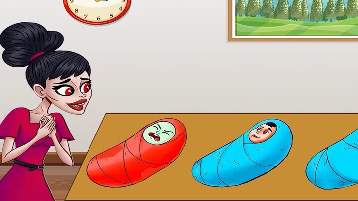 แอนิเมชั่นสมอง: สังเกตให้ดี ลูกคนไหนที่เป็นลูกของแวมไพร์ตัวเมีย?