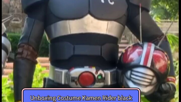 Unboxing Costume Kamen Rider black