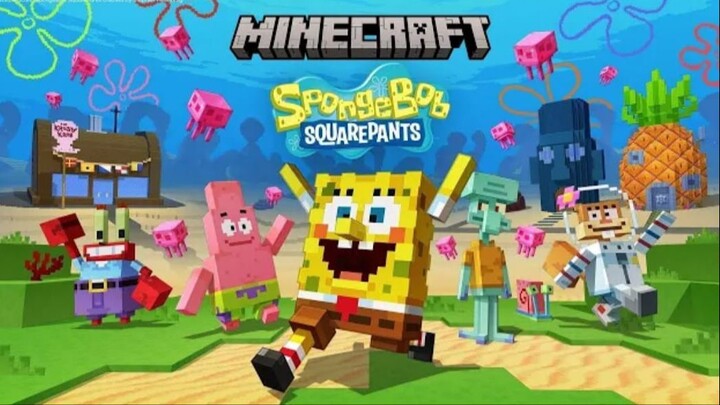 spongebob ada di minecraft?!! #bestofbest