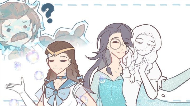 [Personality V Handwriting] The only difference between a macho man and a magical girl is a pendant