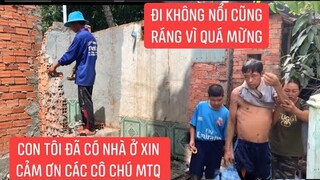 Khởi công cuốn nền thổi cát chuẩn  bị lót gạch nhà cha con anh Long..!