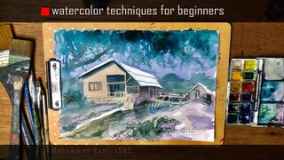 Watercolor techniques for beginners