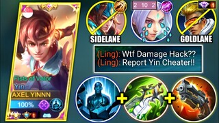 YIN VS FAST HAND LING | NEW SPELL TO COUNTER DASH HEROES | YIN SIDELANE BEST BUILD | MOBILE LEGENDS