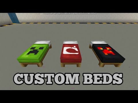 How to Get Custom Beds in MCPE✔