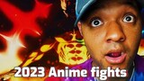 Top ten best anime fights of spring 2023 (reaction video)