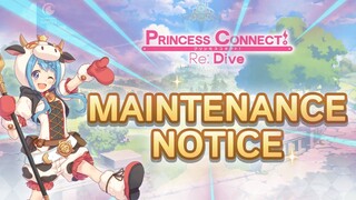 MAINTENANCE ANNOUNCED FOR THE MAY UPDATE!! LVL 93-98, AREA 12, & MORE! (Princess Connect! Re:Dive)