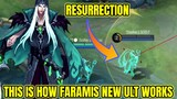 This Is How REVAMPED FARAMIS ULT Works | He can RESURRECT ALLIES | MLBB