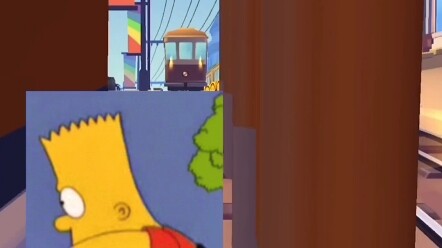 The Simpsons~รถไฟใต้ดินวิ่งเจ๋งๆ กิจวัตรประจำวัน