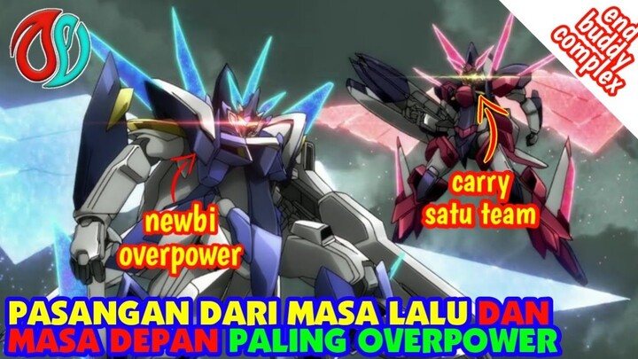 KEKOMPAKAN PASANGAN COUPLING BEDA WAKTU YANG OVERPOWER - alur cerita anime Buddy Complex end