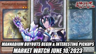 Mannadium Buyouts Begin & Interesting Pickups! Yu-Gi-Oh! Market Watch June 10, 2023