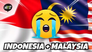Bendera Indonesia & Malaysia! - Flag Painters