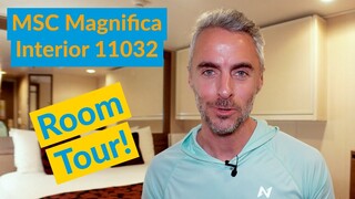 MSC Magnifica Interior Stateroom Room Tour 11032