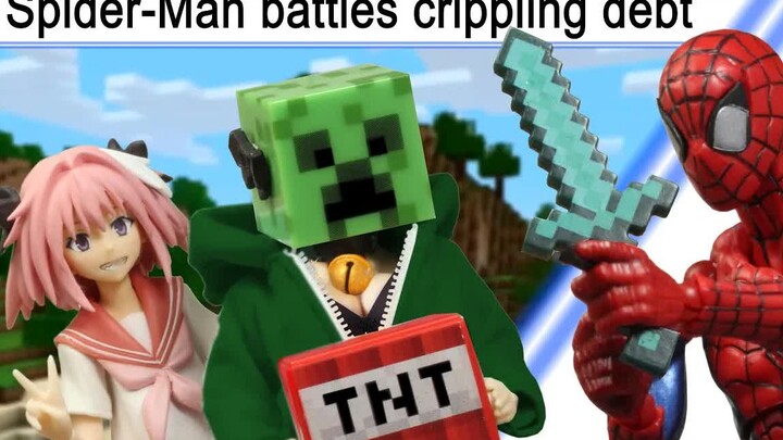 [Chinese Subtitles] Spider-Man Becomes a Minecraft Streamer