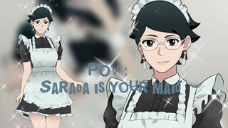 Uchiha Sarada Maid 😍 PART 2