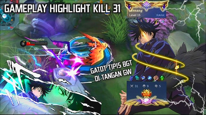 Gameplay Julian Kill 31🔥Build Damage Ga Ngotak‼️Gatot Sampek Tipis Kena Skill Gw - Tanzz Gameplay