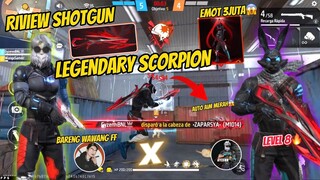 RIVIEW SG 3JUTA LEGENDARY SCORPION🔥BARENG WAWANG FF AUTO AIM MERAH😱